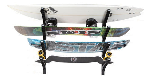 Nice Rack Quad Pared Tabla De Surf Rack  (cuatro Junta. 1