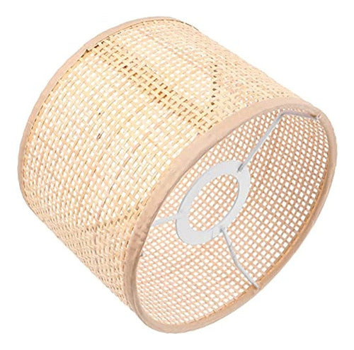 Uonlytech Chandelier Lamp Shade, E27 Rattan Lampshade Countr 0