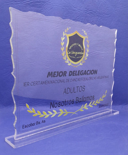 Laser Disor Full Color Acrylic Awards, Plaques, Trophies 10x15cm 1