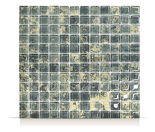 Mosaic Capri Gray Glass Tile 30x30 Venetian Style 0
