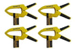 Crossmaster Set of 4 Plastic Clamps 6 Kg 0