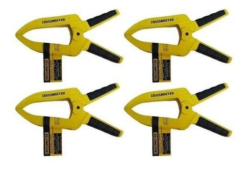 Crossmaster Set of 4 Plastic Clamps 6 Kg 0