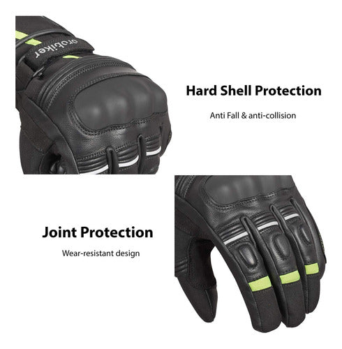 Oro Biker - Winter Motorcycle Gloves | Touchscreen Gloves 4