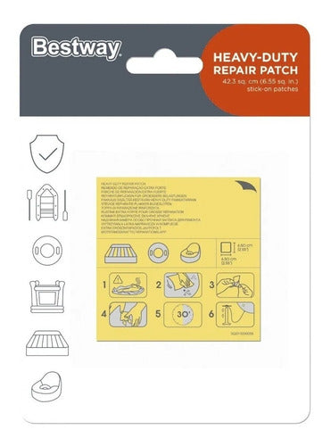 Bestway Inflatable Repair Patch Kit X10 Units 0