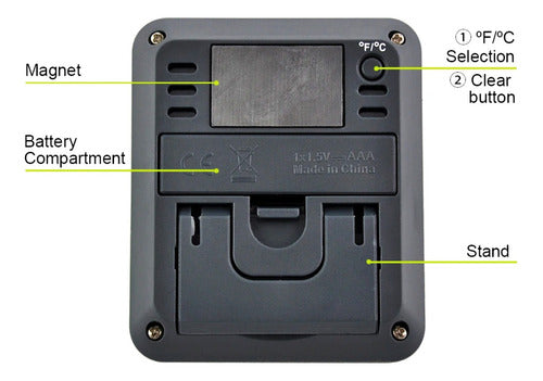 Termómetro Higrómetro Digital Thermopro Tp-50 Mide Humedad 3