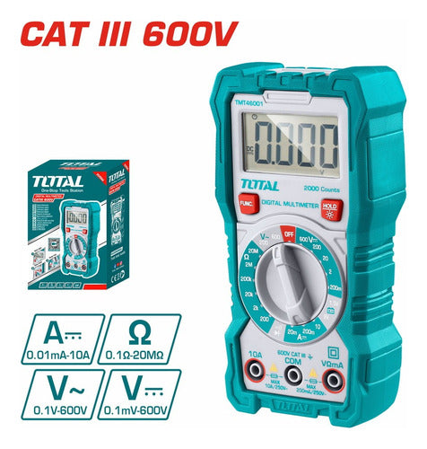 Total Multimeter Digital Industrial Professional TMT46001 3