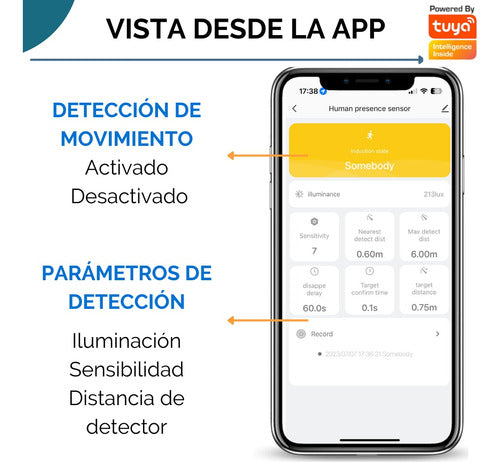 Sensor De Presencia Humana Movimiento Zigbee Pir, Tuya Smart 3