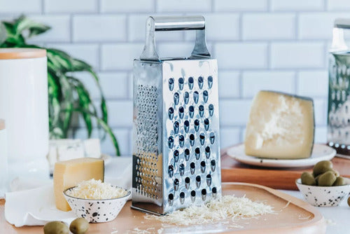 Stainless Steel 4-Sided Cheese Grater of Quality 1