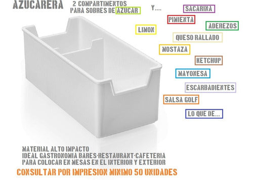 Dioggisa Azucarera Plástica Sobres Azucar Aderezos V.crespo X 12 Unid 1