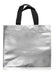 Eco Bag 30x30x10 Silver with Black Handles - Pack of 10 0