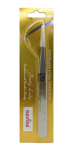 Navina Curved or Straight Tweezer for Eyelash Extension 1