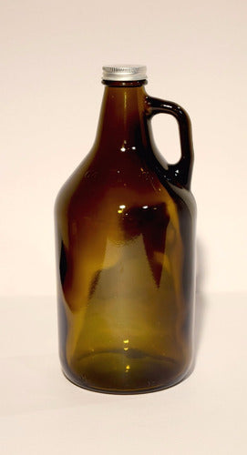 2 Growler Bottles of 1.9L Beer with Silver Cap Special Offer 3