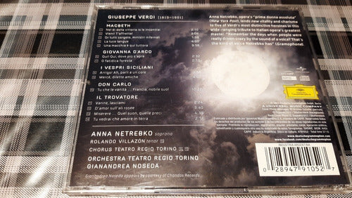 Anna Netrebko - Verdi - Cd Original Classico 1