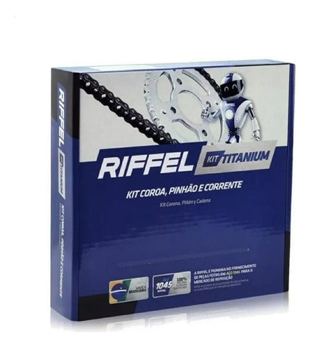 Riffel Transmission Hda Xr250 Tornado Plate, Pinion, and Chain 0