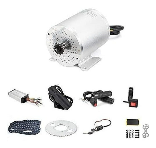 Motor Brushless 48v 1000w 3500rpm + Kit Montaje 0