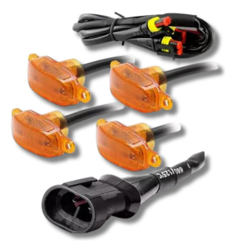 SmartCar Kit Luces Parrilla 4x4 Tipo Raptor X 4 Naranja/Ámbar 0