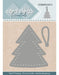 Scrapbook Troquel  Card Deco Arbol Navidad Colgante 5x4cm 0