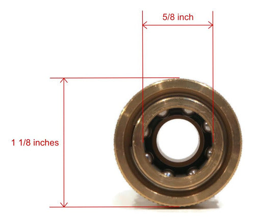 Himore Quick Disconnect Coupler 38 2