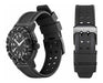 IStrap Replacement For Luminox Silicone Watch Band 23mm Black 2