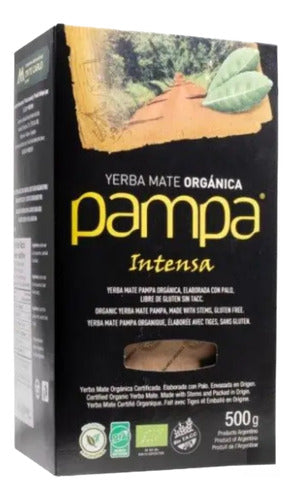 Pampa Organic Intense Yerba Mate 500g, Pack of 10 0