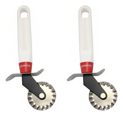 Loekemeyer Set of 2 Manual Ravioli Cutters - Stainless Steel 0