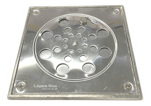 Rohermet Rotating Grate 12x12cm Stainless Steel Frame 4