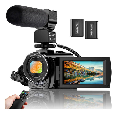 Marca FHD 1080P YouTube Vlogging Camera 24.0MP with 3.0-Inch Rotating Screen and 16X Digital Zoom 0