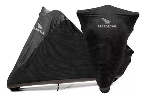 Premium Black Waterproof Honda Shadow Cb 650 750 900 Magna Custom Motorcycle Cover 0
