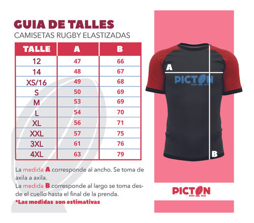 Camiseta De Rugby Picton Vifarus Elastizada Stretch 1