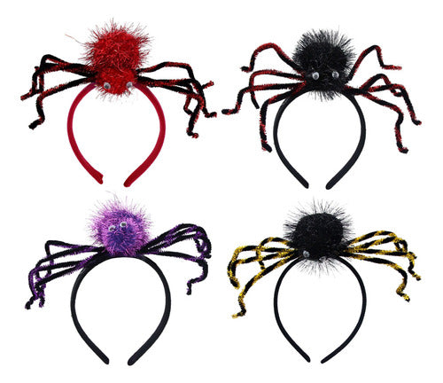 Spider Cosplay Costume Head Band, 4 Peças 0