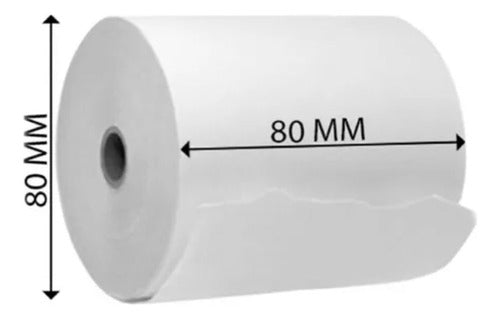 ThermStar Premium 80x80 Thermal Receipt Roll - Box of 36 Rolls 1