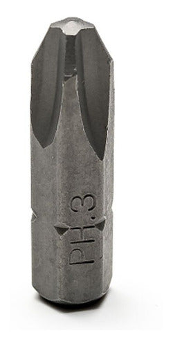 Bremen® 10-Pack 25mm Phillips Screwdriver Tips 1/4" 0