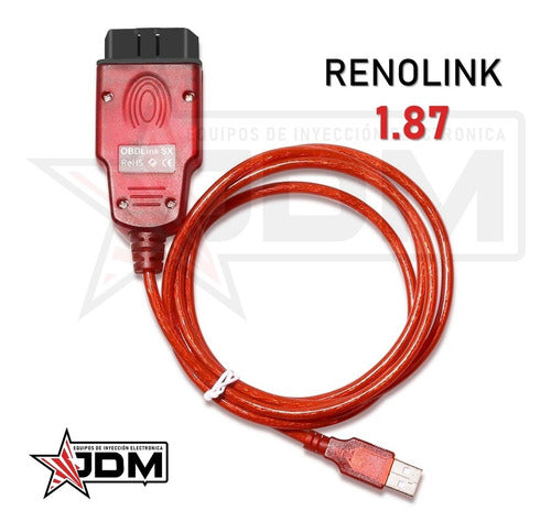 Programador Automotriz Ecu Obd2 Renolink 1.87 Renault Eps 1