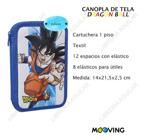 Mooving Textile Dragon Ball 1 Floor Pencil Case Canopla 1