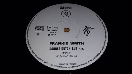 Frankie Smith Double Dutch Bus (part 1&2) Vinilo Frances 80 1