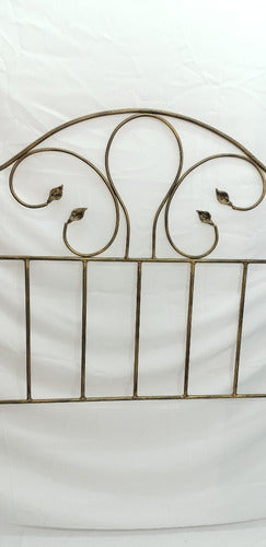 Forged Iron Headboard for Queen Size Bed Opus Model 7