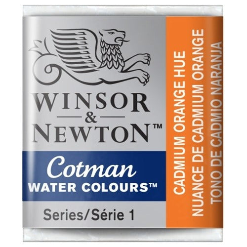 Winsor & Newton Cotman Watercolor ½ Pan Cadmium Orange 0