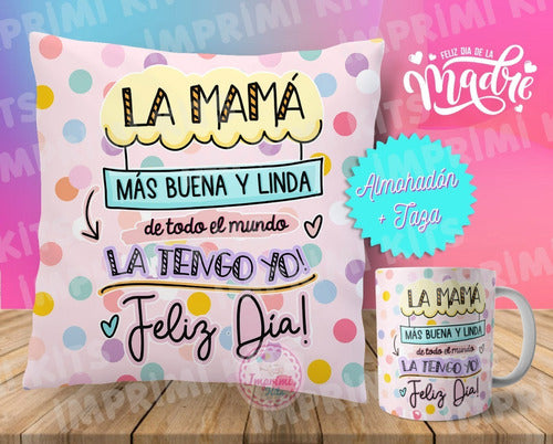 Imprimi Kits Mother’s Day Mugs and Cushions Sublimation Templates #3 4