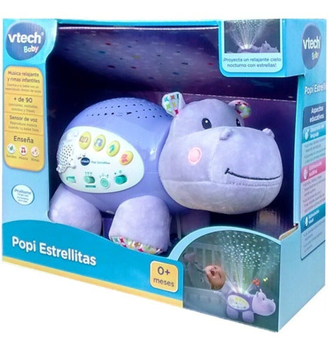 Muñeco D Peluche Hipopotamo Vtech Estrellitas Nuevo Original 0