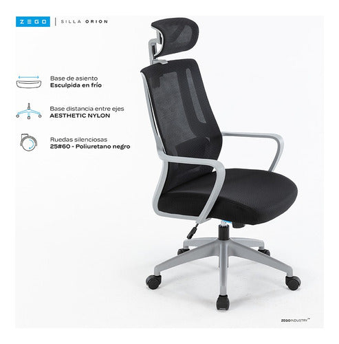 Zego Orion Executive Office Mesh PC Chair 5