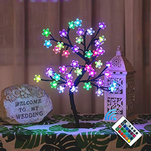 Bolylight Cherry Blossom Tree Lamp - Artificial Tree with 40 LED Lights 0