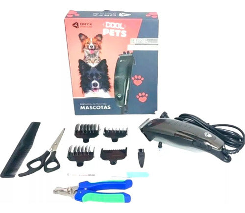 Oryx Professional Pet Hair Clipper Set with Accessories + Self-Cleaning Brush + Foldable Bowl 2