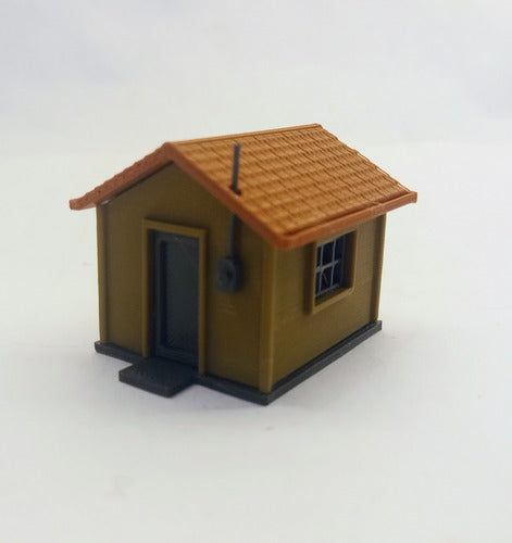 Dr.cubas.3dprint Casa Escala HO Miniature 3D Printed House 1