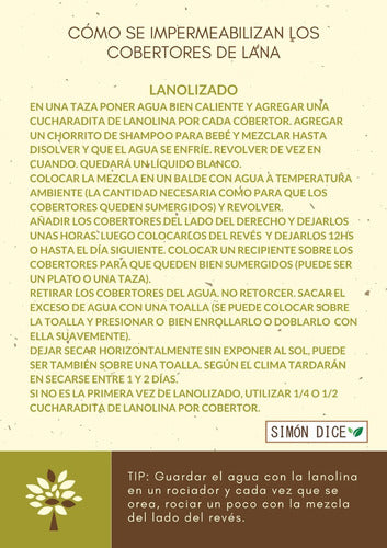 Simón Dice - Cobertores de Lana Cobertor Short Lana Merino 100% Pañales Tela Ecológicos T 1 7