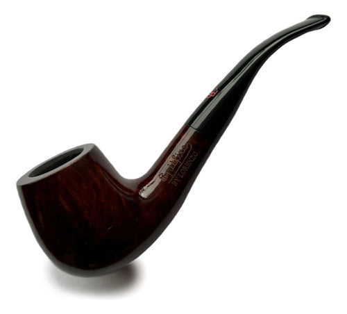 Spitfire By Lorenzo Walnut Red Briar Pipe 2