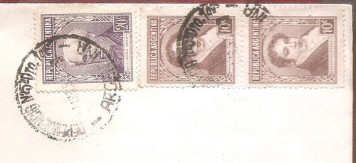 Argentina 1957 Sobre Circulado  Numero  126ñ 1