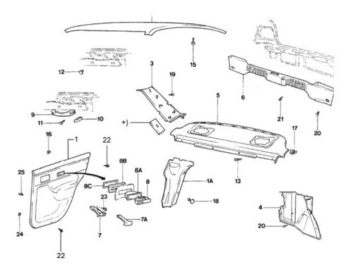 Revestimiento Interno De Baul Ford Orion 3