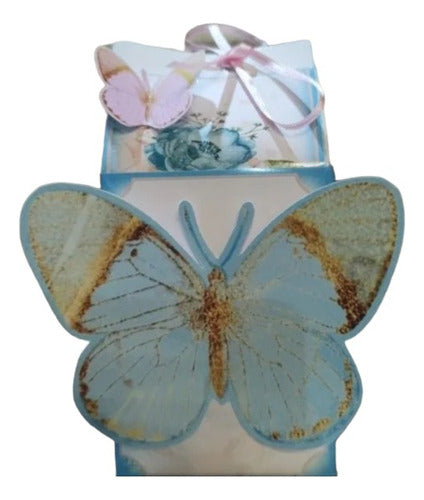 Set of 10 Butterfly 3D Milk Boxes 0