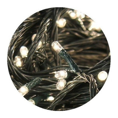 Luces Arroz X100 Blancas Calidas 4mt Navidad Navideñas Arbol 0