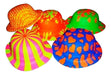 20 Fluo Party Hats Combo - Assorted Styles 3